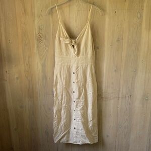 Express Linen Blend Dress Size M